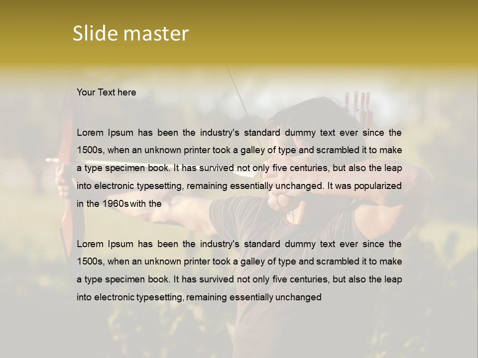 Woman Pensioner Retired PowerPoint Template