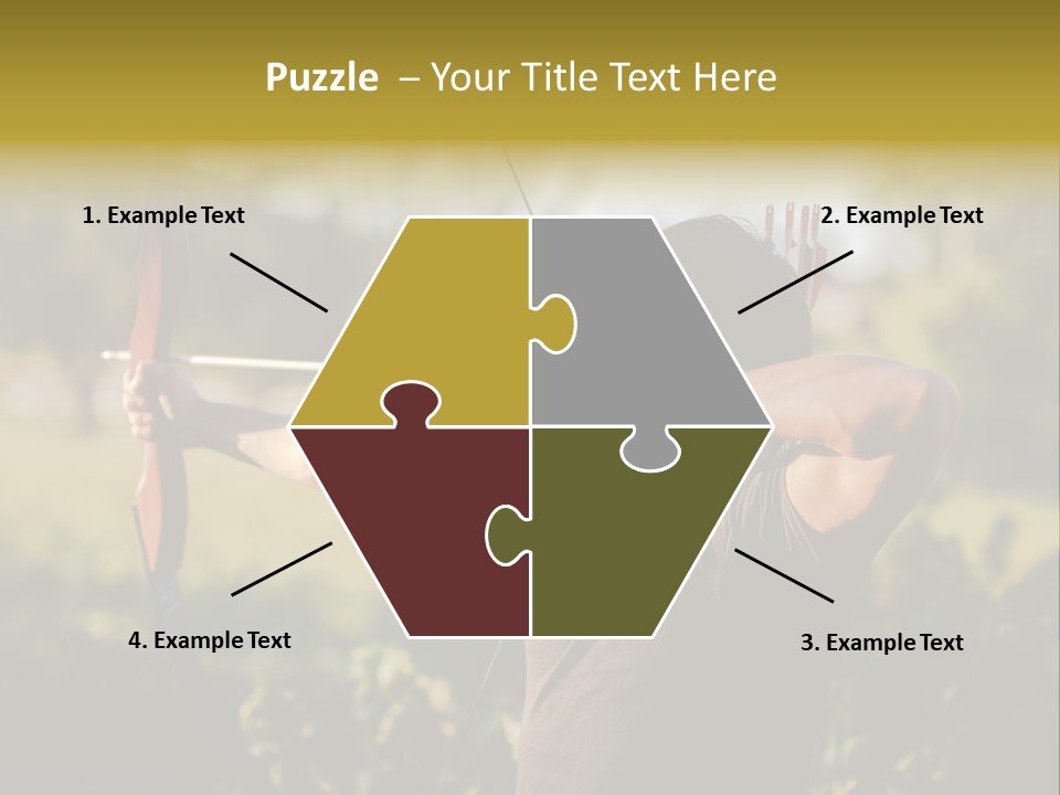 Woman Pensioner Retired PowerPoint Template