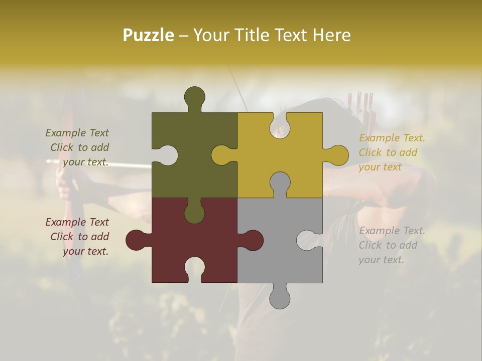 Woman Pensioner Retired PowerPoint Template