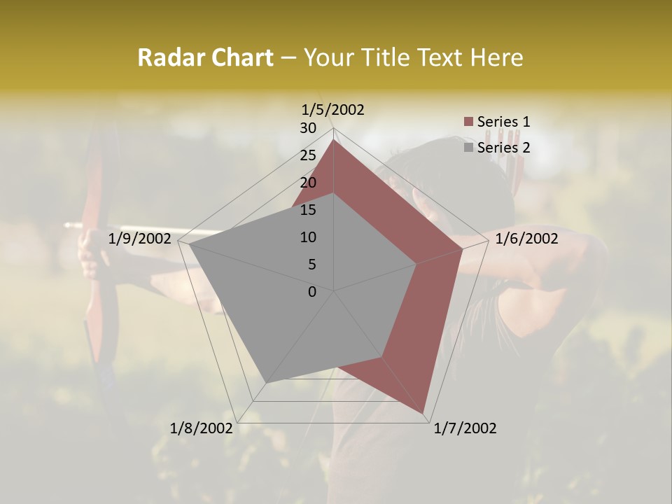 Woman Pensioner Retired PowerPoint Template