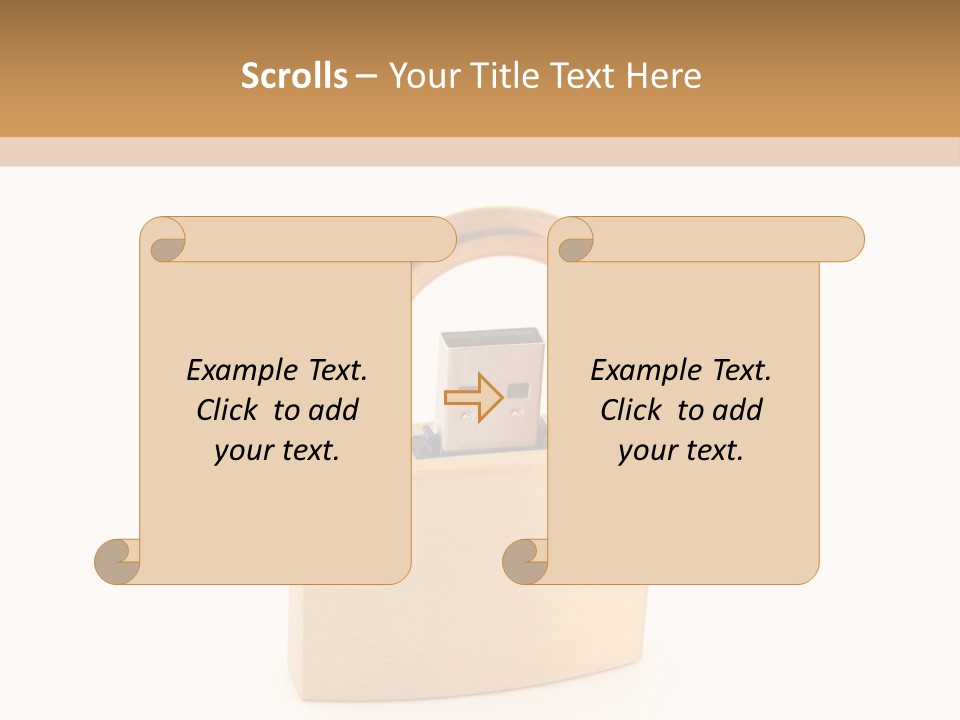Water Caucasian Senior PowerPoint Template