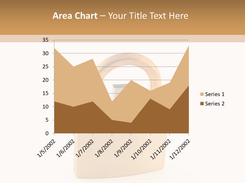 Water Caucasian Senior PowerPoint Template