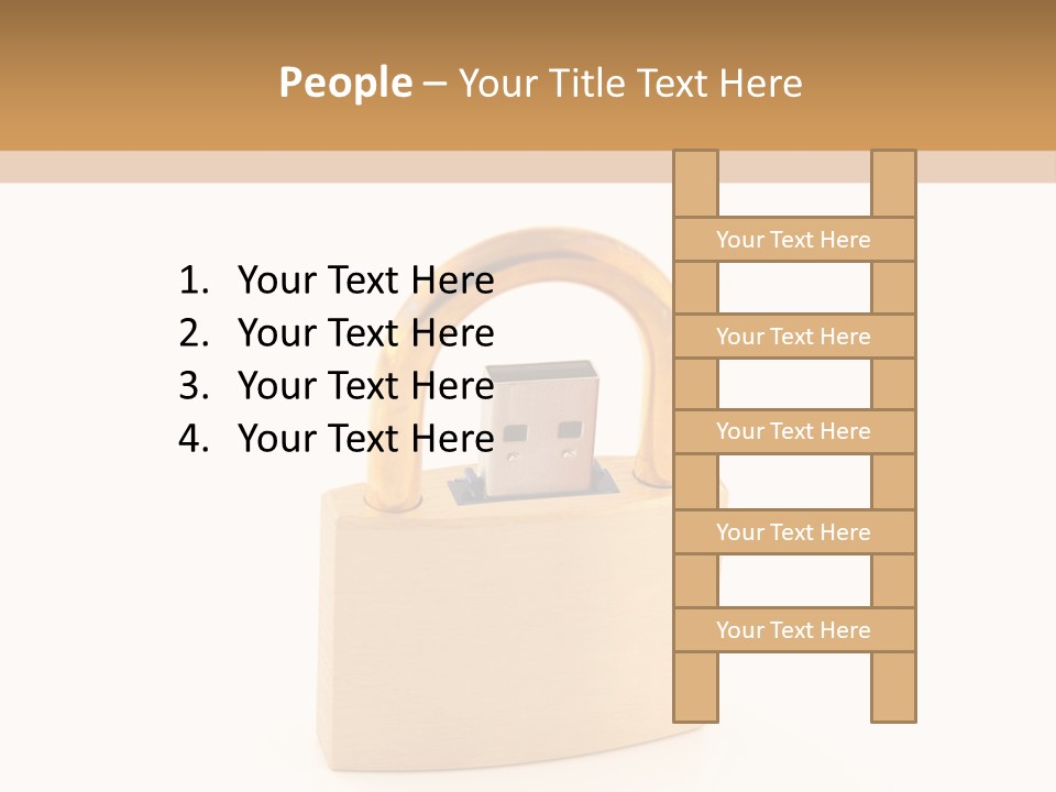 Water Caucasian Senior PowerPoint Template