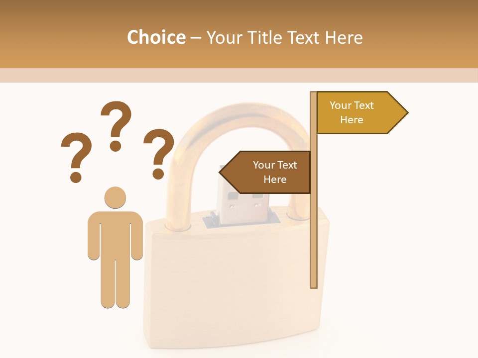 Water Caucasian Senior PowerPoint Template