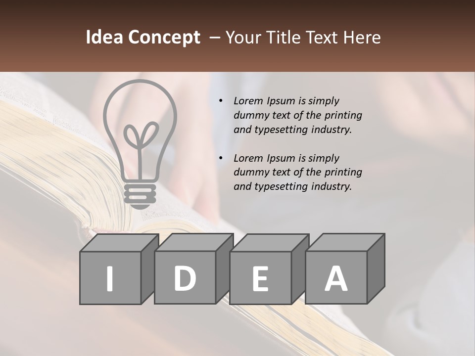 Pensioner Coast Single PowerPoint Template