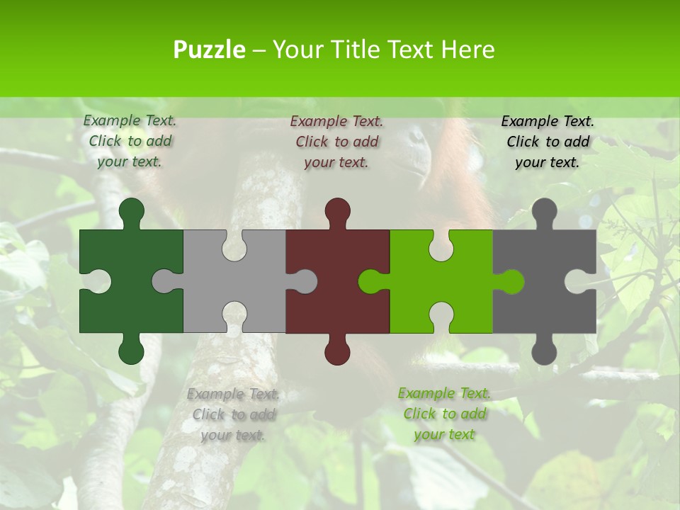 Mother Senior Peaceful PowerPoint Template