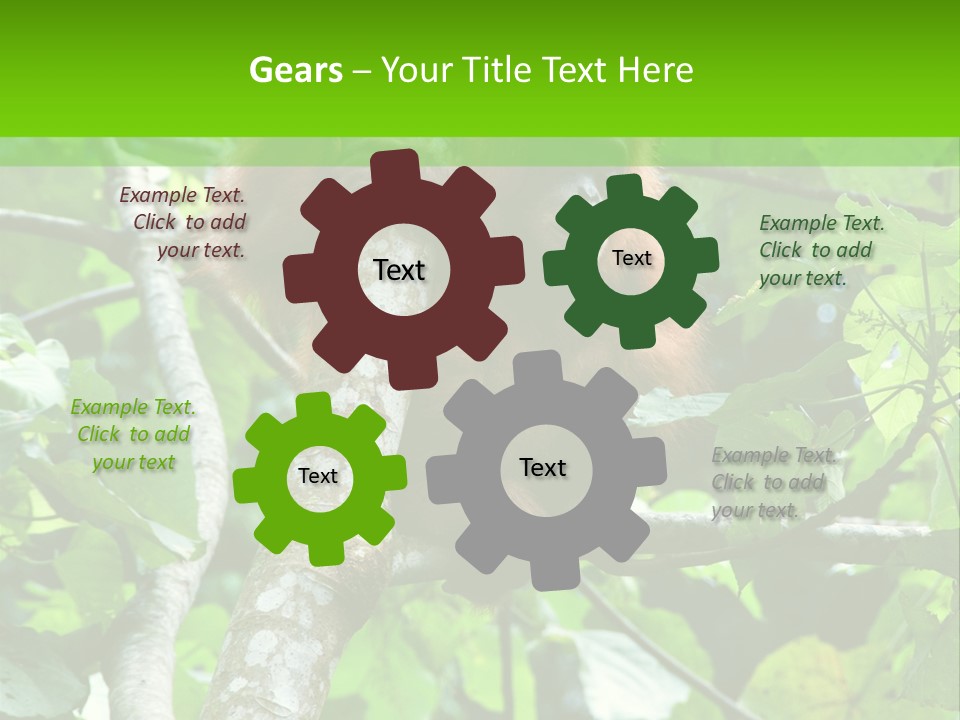 Mother Senior Peaceful PowerPoint Template