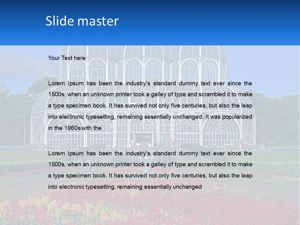 Retirement Caucasian Peaceful PowerPoint Template