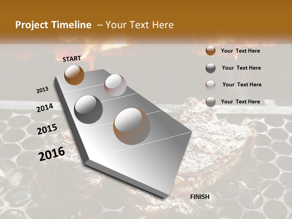 Peaceful Coast Sad PowerPoint Template