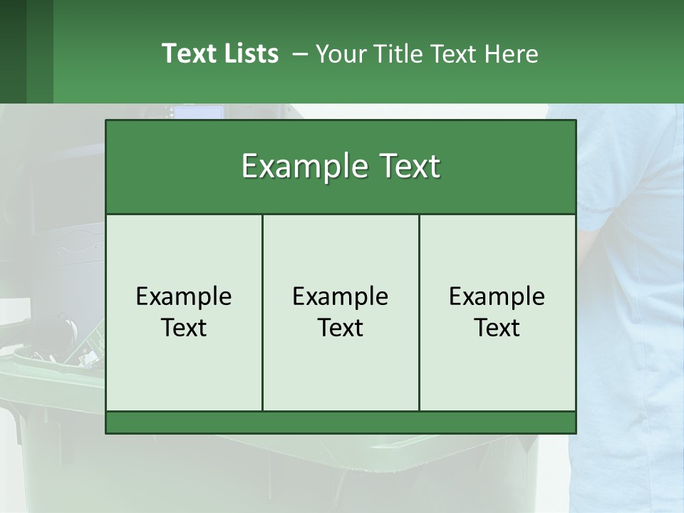 Disposal Of Electronics PowerPoint Template