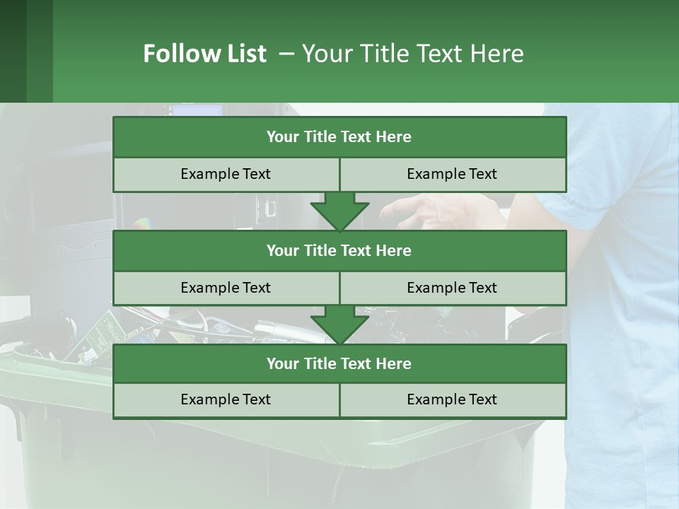 Disposal Of Electronics PowerPoint Template