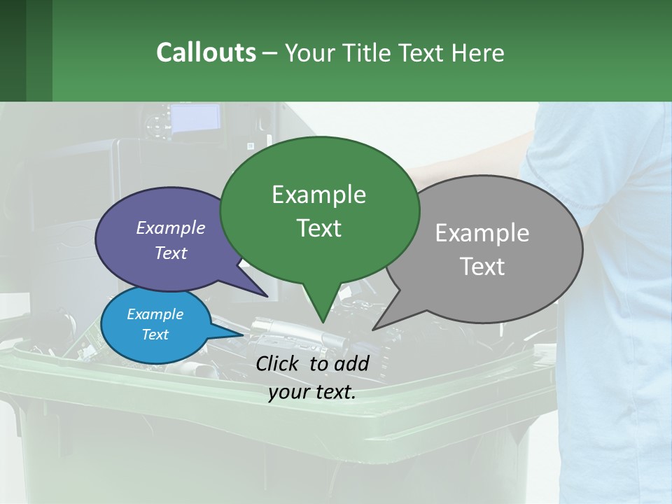 Disposal Of Electronics PowerPoint Template