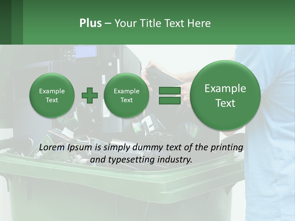 Disposal Of Electronics PowerPoint Template