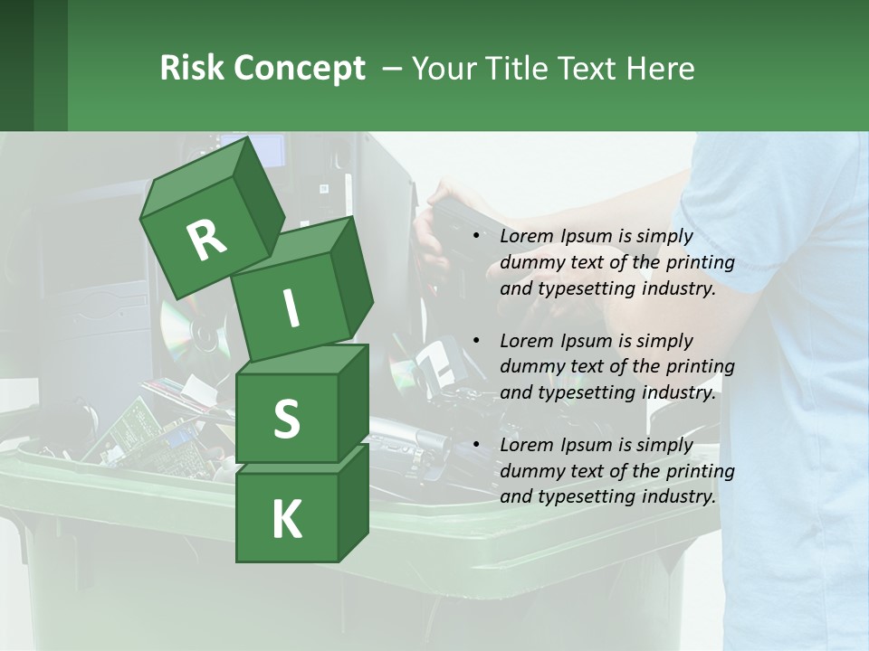 Disposal Of Electronics PowerPoint Template