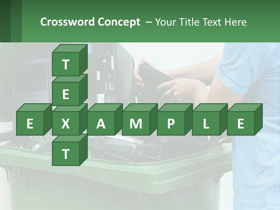 Disposal Of Electronics PowerPoint Template
