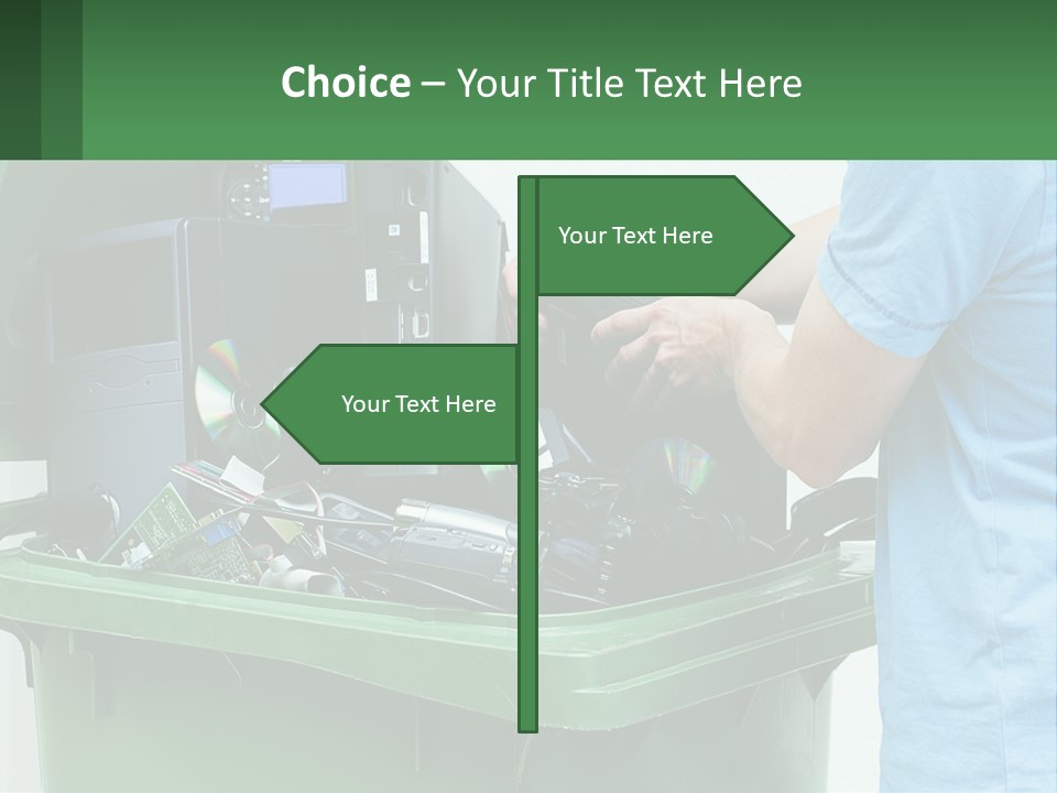Disposal Of Electronics PowerPoint Template