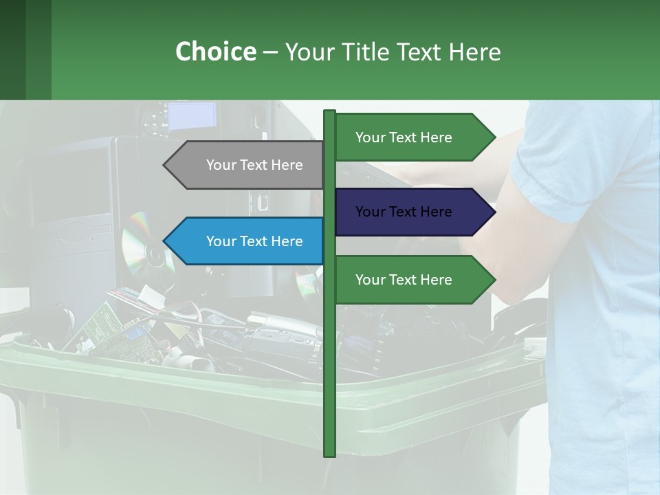 Disposal Of Electronics PowerPoint Template
