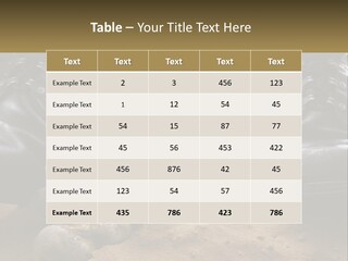 Wave Portrait Caucasian PowerPoint Template