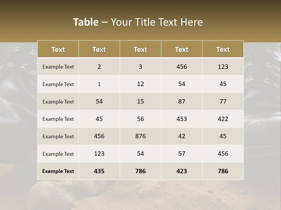 Wave Portrait Caucasian PowerPoint Template