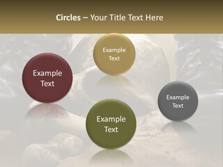 Wave Portrait Caucasian PowerPoint Template