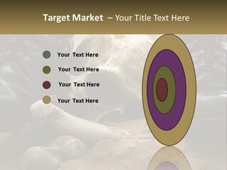 Wave Portrait Caucasian PowerPoint Template