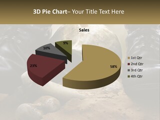Wave Portrait Caucasian PowerPoint Template