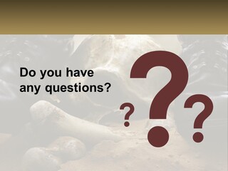 Wave Portrait Caucasian PowerPoint Template