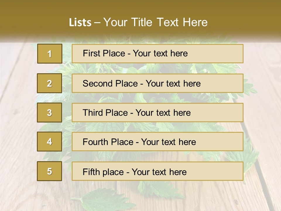 Retired Single Water PowerPoint Template