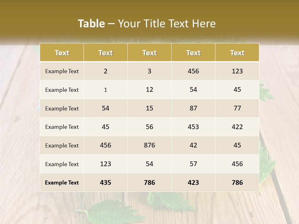Retired Single Water PowerPoint Template