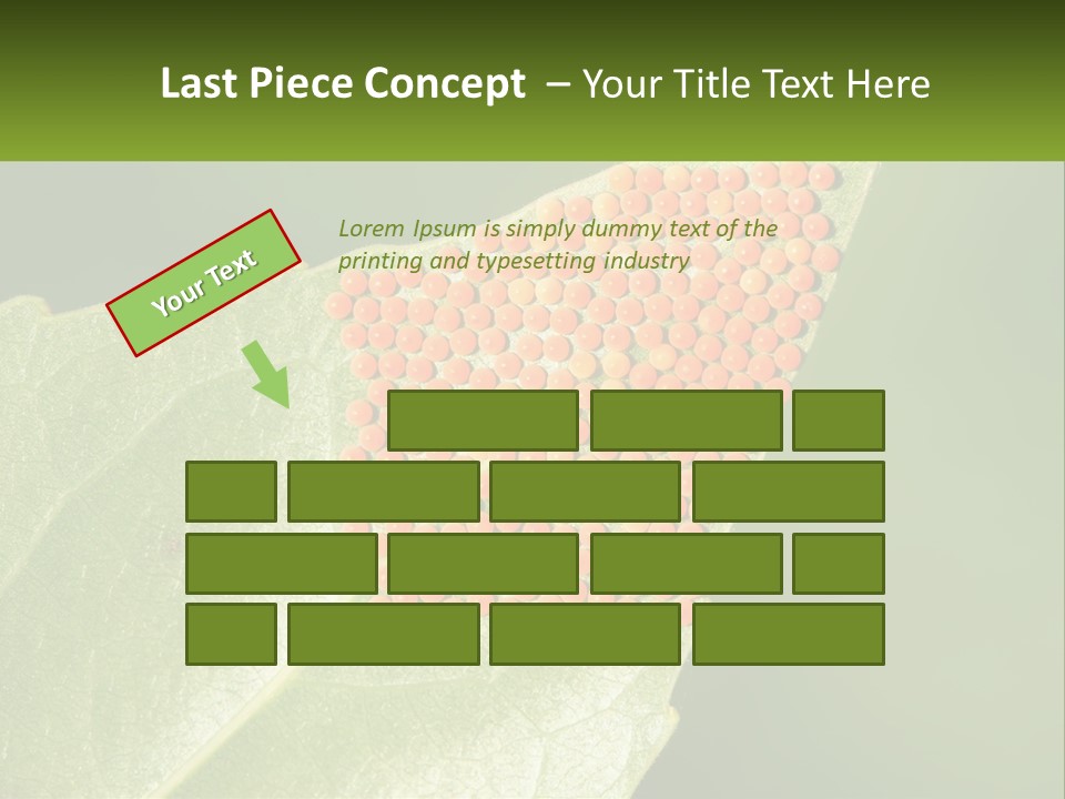 Standing Water Sand PowerPoint Template