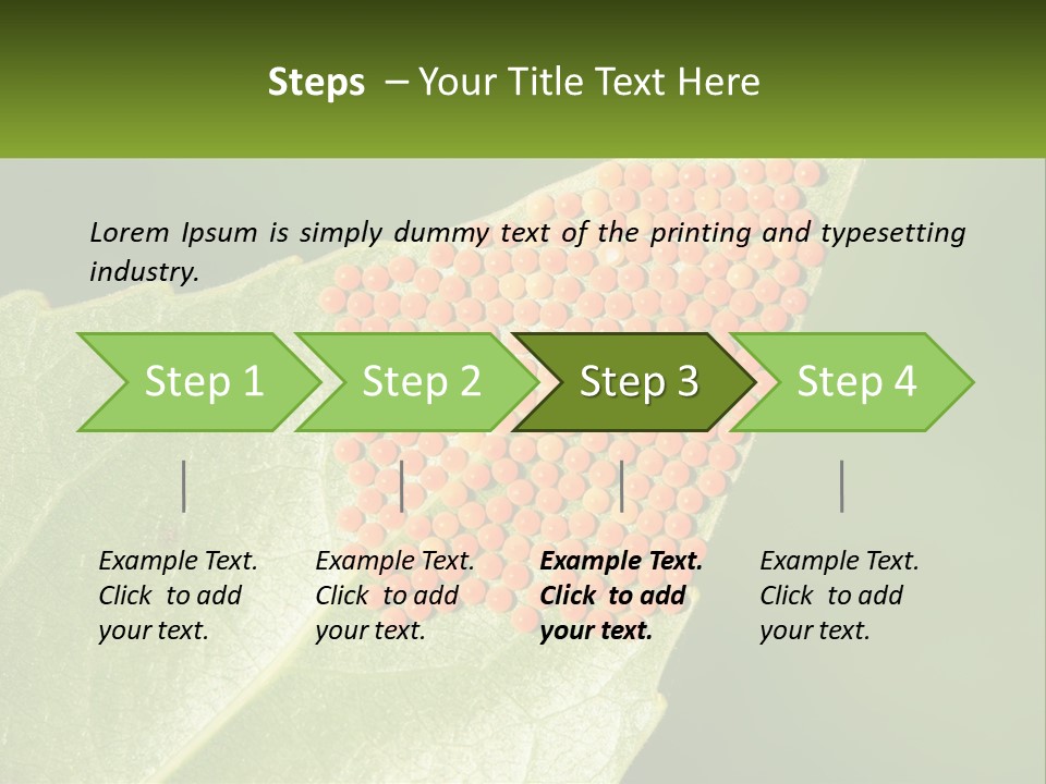 Standing Water Sand PowerPoint Template
