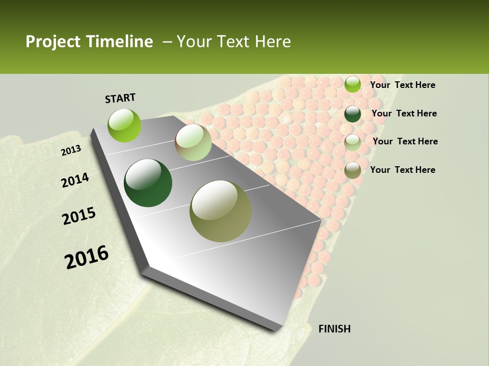 Standing Water Sand PowerPoint Template