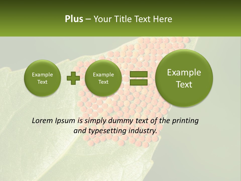 Standing Water Sand PowerPoint Template