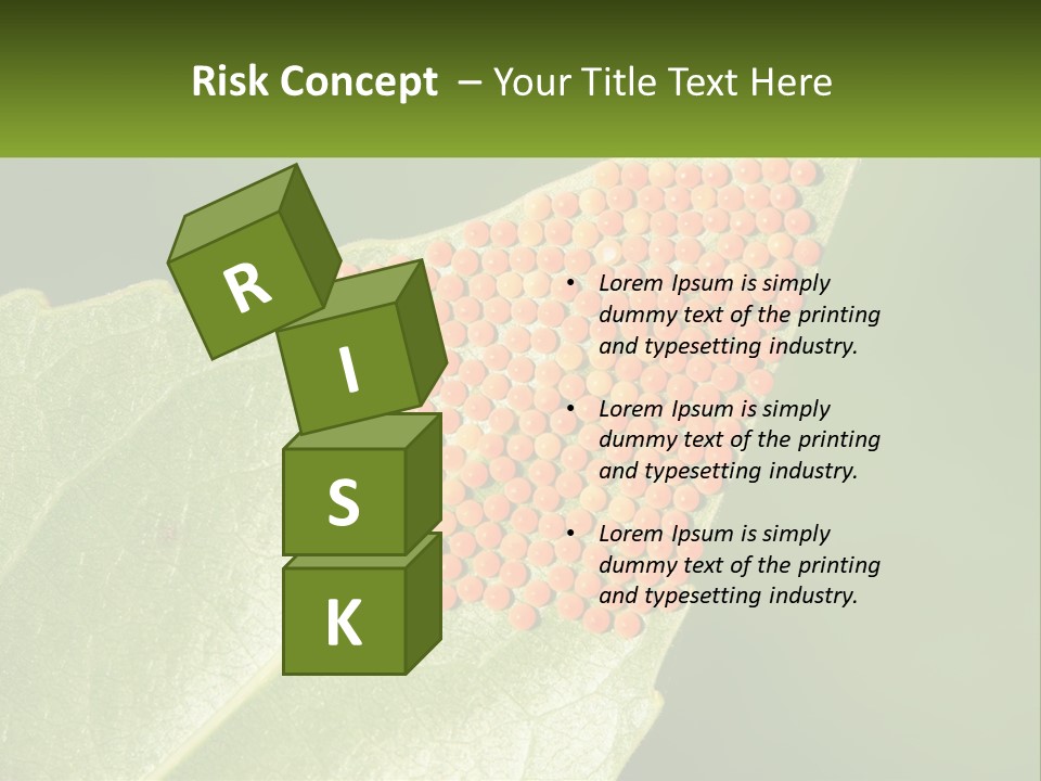 Standing Water Sand PowerPoint Template