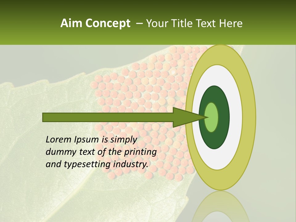 Standing Water Sand PowerPoint Template