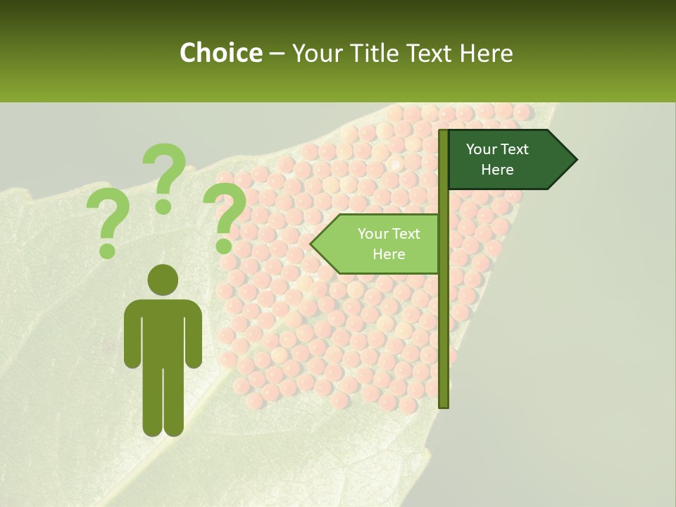 Standing Water Sand PowerPoint Template