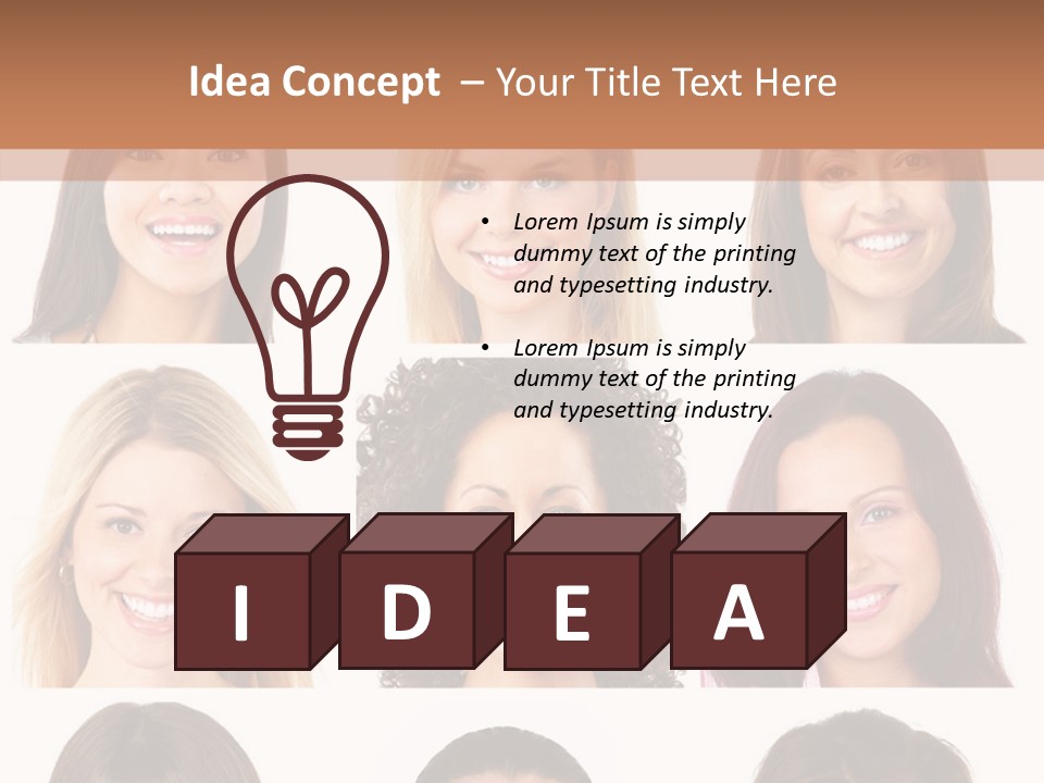 Sad Caucasian Coast PowerPoint Template