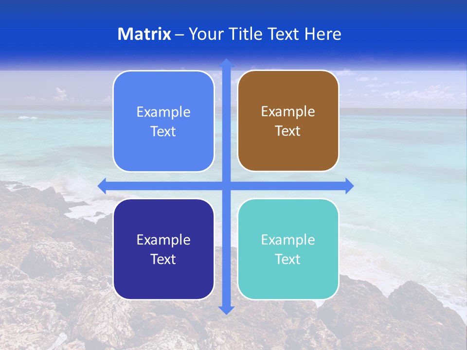 Parent Caucasian Portrait PowerPoint Template