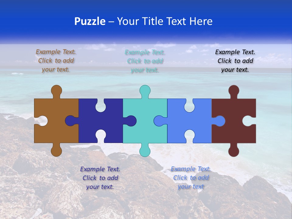 Parent Caucasian Portrait PowerPoint Template