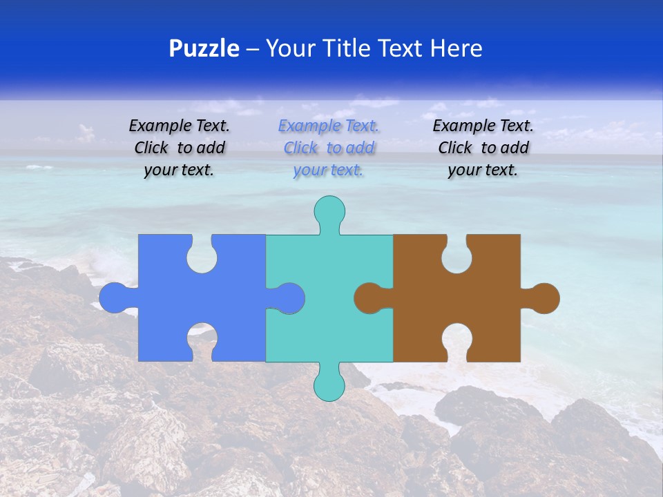 Parent Caucasian Portrait PowerPoint Template