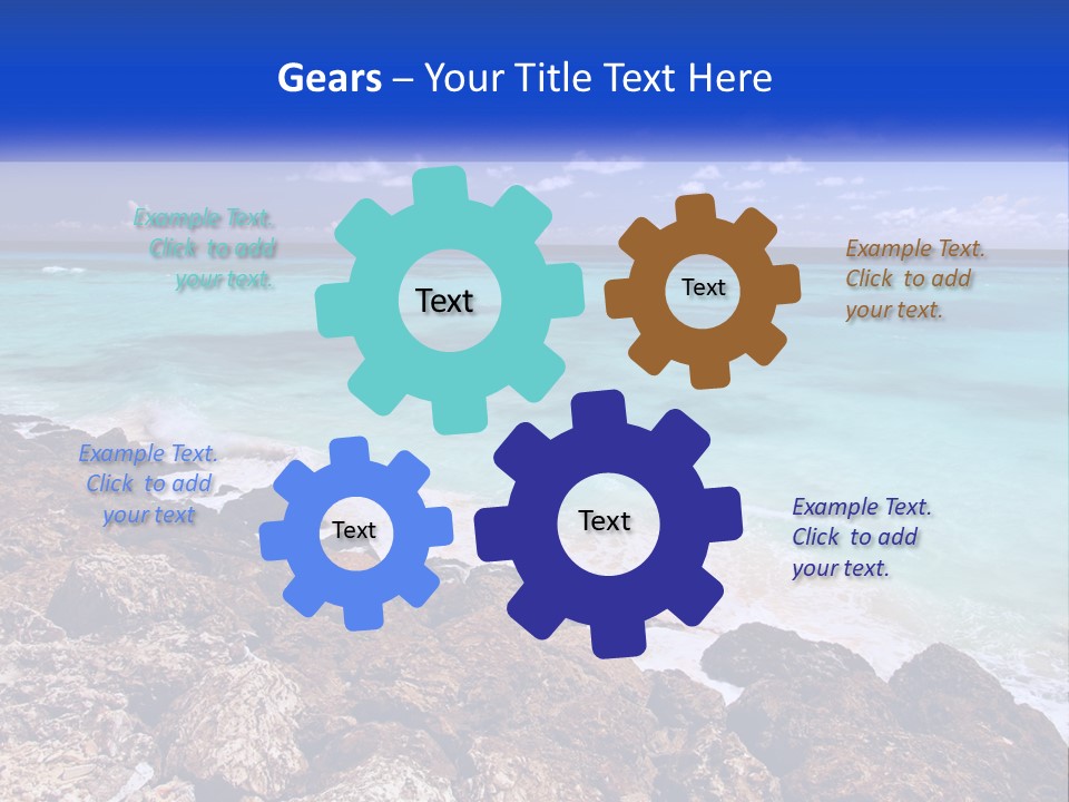 Parent Caucasian Portrait PowerPoint Template