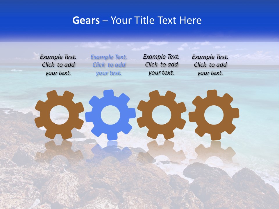 Parent Caucasian Portrait PowerPoint Template