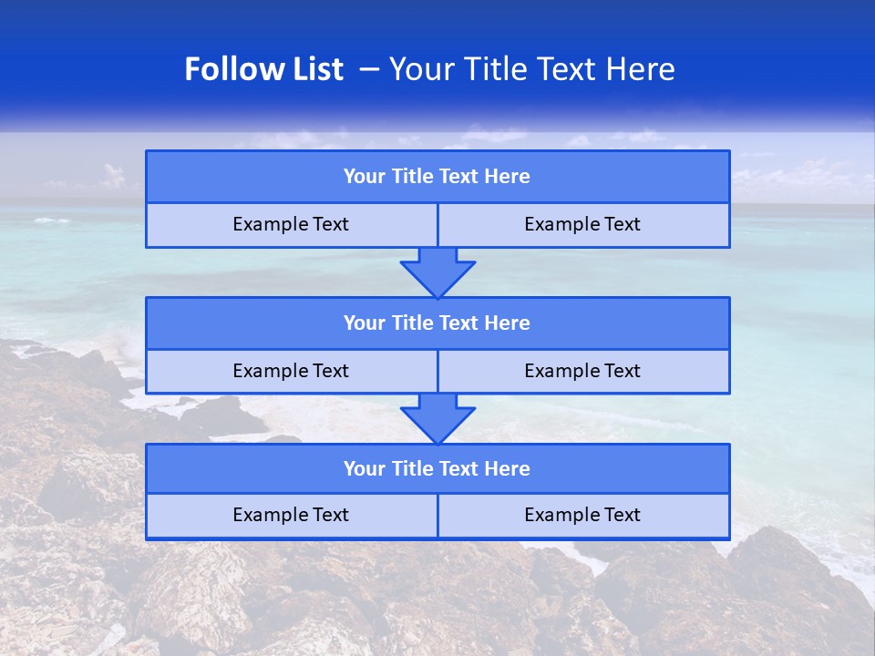 Parent Caucasian Portrait PowerPoint Template