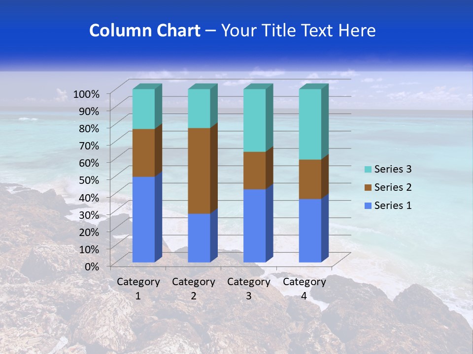 Parent Caucasian Portrait PowerPoint Template