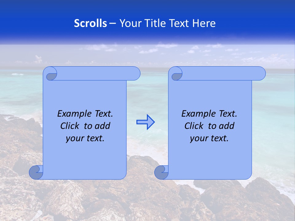 Parent Caucasian Portrait PowerPoint Template