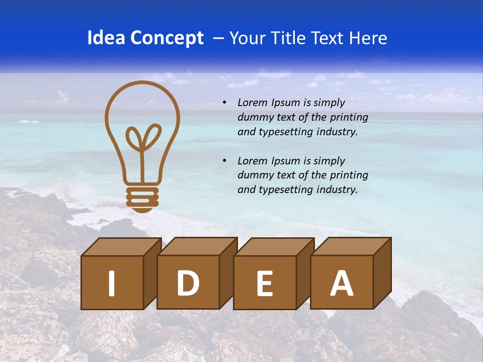 Parent Caucasian Portrait PowerPoint Template