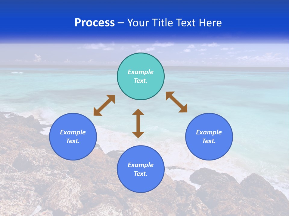 Parent Caucasian Portrait PowerPoint Template