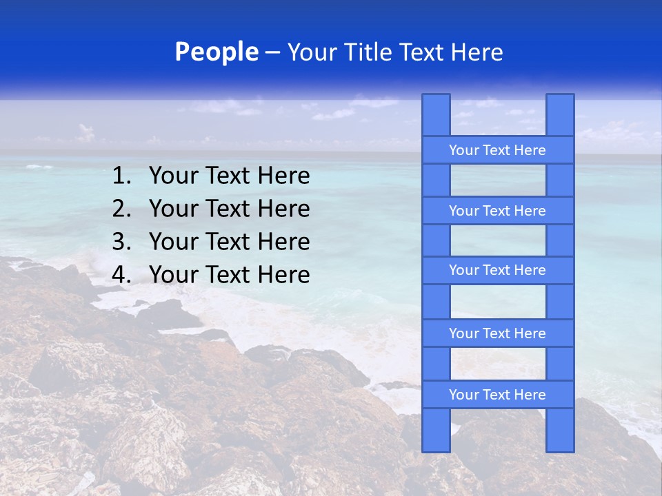 Parent Caucasian Portrait PowerPoint Template