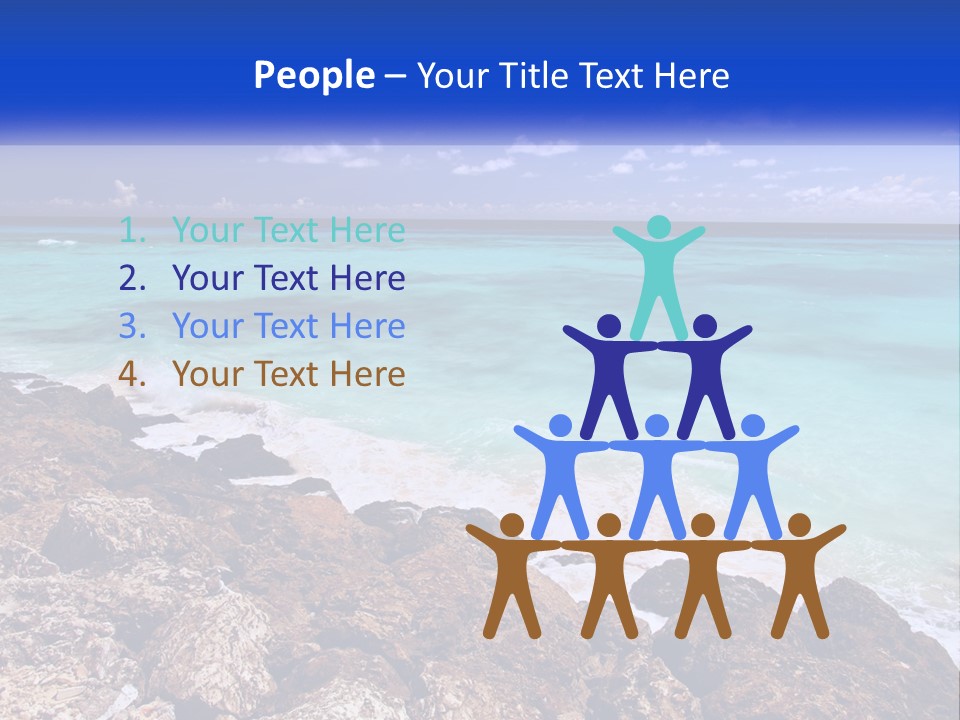 Parent Caucasian Portrait PowerPoint Template