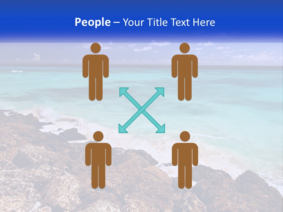 Parent Caucasian Portrait PowerPoint Template